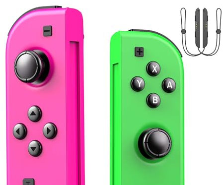 Penpad Mando para Switch, Mandos Inalambricos para Switch/Lite/OLED, con Gyro Axis/Dual Vibración/Turbo