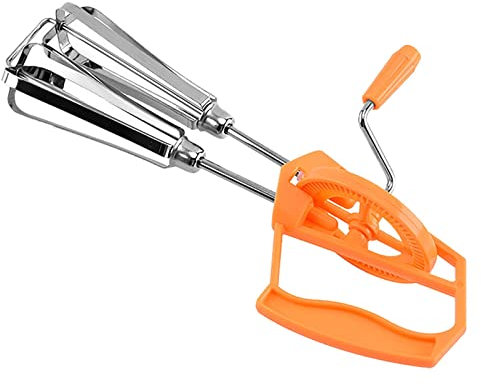 Frusta Da Cucina 3PCS Frusta a manovella Frusta a mano in acciaio inossidabile Frusta manuale Miscelatore da cucina Utensile da cucina Hand Mixer