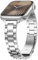 Anlinser Bracelets Métal Compatible avec Bracelet Apple Watch pour Femme 49mm 46mm 45mm 44mm 42mm, Bande Fine en Acier Inoxydable pour iWatch Utra 2 Série 10 9 8 7 6 5 4 3 2 1 SE (Argent)