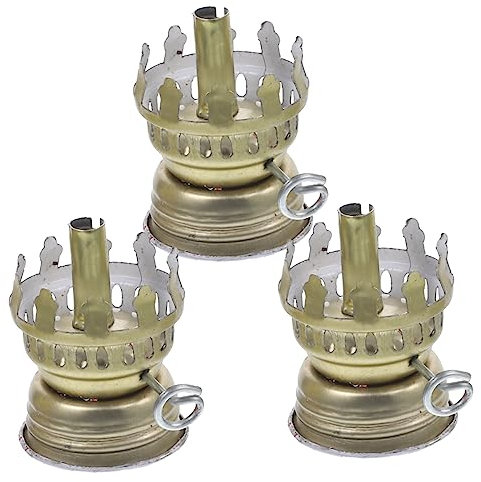 HOMOCONO 3stücke Teiliges Zubehörset Für Petroleumlampe Retro Öllampenbrenner Mit Docht Für DIY Kaminöfen Und Kerosinlampen Ersatzteile Für Vintage-Freunde ø