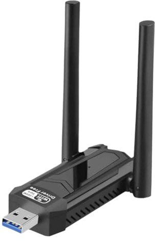 Cenei AC1300Mbps Wireless WiFi Network Card AC1300Mbps Wireless Network Card Dual Band 2.4/5Ghz Dongle for PC Laptop Mouse Keyboard