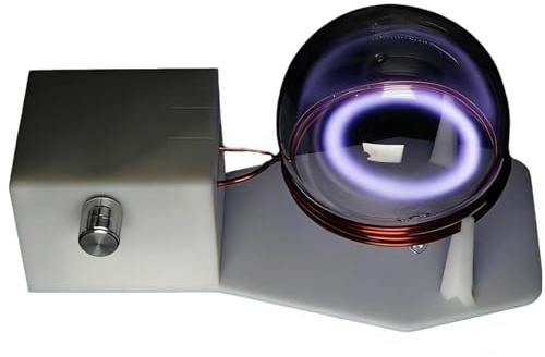 Toroid Circuit Plasma Ring Drive Ball, DIY Xenon Gas Glowing Plasma Luminescent Ring, Plasma Exciter Decor Lamp, for PC Case Desktop Ornament, Outdoor Warning Signal, Party Ambience, Science Gift