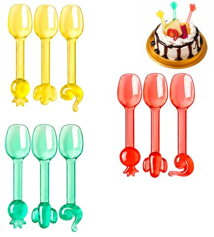 45Pcs Ice Cream Spoons, Ideal for Dessert Parties and Catering Events, Compact Design for Easy Portability and Professional Kitchen Use