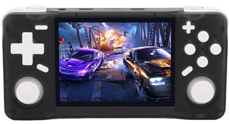 Ejoyous Console di Gioco Portatile retrò, Console di Gioco Portatile ABS con Schermo HD 640x480 da 3,5 Pollici, RK3326 64bit A35, Batteria 4000mAh, per Appassionati di Giochi da Viaggio (#8)