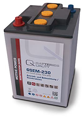 Q-Batteries 6SEM-230 6V 230Ah Semitraktionsbatterie