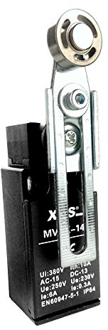 Positionsschalter Endschalter mit einstellbarer Rollenhebel Rollenschalter Grenztaster MVGK-145 XBS 1457