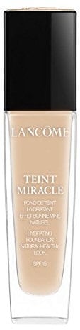 Lancôme Teint Miracle 005 Beige Ivoire, feuchtigkeitsspendende Foundation in Beige mit mittlerer Deckkraft, langanhaltender Glow, 30ml