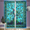 GDONLINE Indisches Mandala-Fenster-Türvorhang, Dekoration, Raum-Wandvorhänge, durchsichtig, Lebensbaum, Mandala, Bohemian-Vorhang-Set, Baumwolle, Fensterbehandlung, Türaufhängung