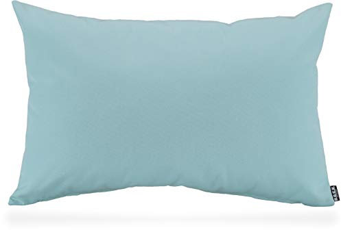 H.O.C.K. Classic Uni Outdoor Kissen inkl. Füllung Garten schmutz und wasserarbweisend (60x40cm, Manzana - Aqua)