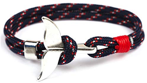 Bracelet en Cuir ou Corde pour Homme et Femme (Queue de Baleine)