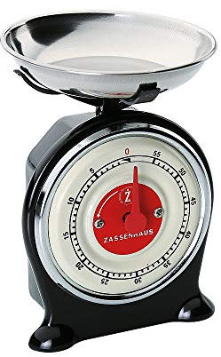 Zassenhaus Scale Minuteur de Cuisine Noir Taille Unique