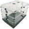 EarlyGrow 95457 Gewölbter Anzuchtkasten, 61 x 38,1 x 42,5 cm, Grün, 3 seitliche Verlängerungen und Verschlussclip-Set
