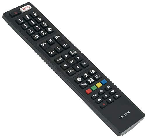 VINABTY RM-C3179 Mando a Distancia para JVC TV LT-40C750 LT-40C755 LT-48VU83A LT-65VU83A LT40VF53A LT-32VH53A LT32VH53A LT49C870 LT-43VU83A LT-55VU83A LT-48VU83A LT-49VU83A LT-49VF53A LT-40VF53A