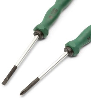 SATA ST09314SJ Juego de Destornilladores Combinados de Precisión (PHILLIPS y RANURADO), 7 Piezas