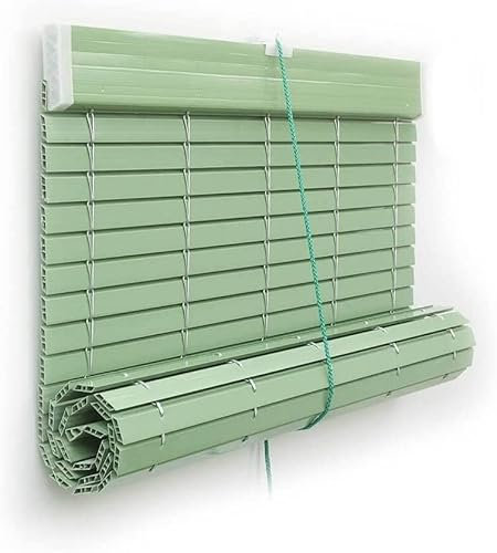 Persiana Alicantina avvolgibile per finestre e porte | PVC colore verde | vari dimensioni (80 x 150 cm)