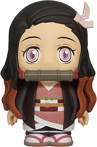 MONOGRAM Nezuko Chibi Sparschwein, 20 cm, Rot/Weiß, PVC, 33 cm