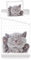 rainbowFUN.de Kinder-Bettwäsche mit Katzen-Baby 135x200 80x80 Baumwolle Wendebettwäsche Katze Kitten
