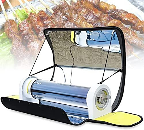 SONLED Horno Solar, Parrilla para Acampar con energía Solar, Cocina Solar para Estufa de Campamento, Cocina Solar de Gran Capacidad de 4.5L, Aplicar para Acampar o IR de excursión