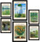 Nacnic Monet -Posterblatt. Malergalerie. Dekorative Gemälde für Ihr Wohnzimmer, Schlafzimmer, Zuhause. Wandkunstdrucke. Größen A4 und A3 mit schwarzen Rahmen