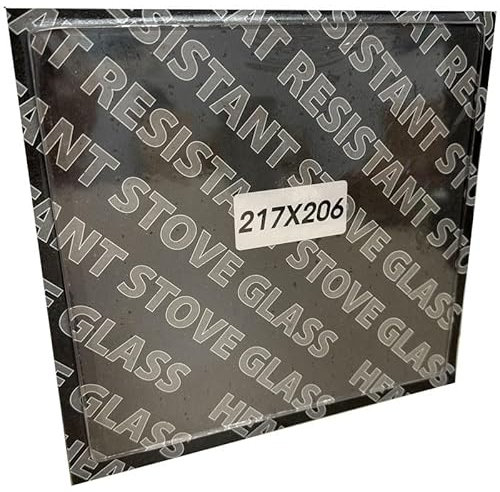 Chimsoc Cristal de repuesto para estufa Stovax Stockton 3 / Kensal 20 (217 mm x 206 mm, rectangular)