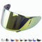 Everalo Kompatibel mit Shoei xspirit 3 Visier - Nxr - Ryd - Z7 - Rf1200 - X14 - Cwr 1 - Cwr f - Helmvisier Pinlock Ready - Nxr Visier Anti-Kratzer und Anti-Beschlag (Gold)