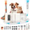 KITPLUS 3-in-1 Drying & Vacuum & Dog Grooming, Rechargeable Hair Trimmer, 28000Pa Suction 99.9% Pet Hair, 2L Large Capacity Vacuum, 9 Tools, LED Touch Screen, 5 Modes Blow Temperature & Suction Power