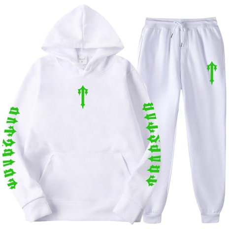 Generisch Trapstar Jogginganzug Herren Baggy Jeans Jungs Y2K Nofs Tracksuit Jogging Anzüge Männer Jogginganzüge Jf Jake Herren Anzug Trapstars For Cortez Cargo Beanie Y2K(C21,L)