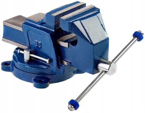 SCHMITH® Schraubstock Werkbankschraubstock 125mm/200mm Feststehend Parallelschraubstock (200mm)