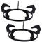 Garneck 2st Gasherd Halterung Wok-rack Metallklammern Wok-standring Brenner-wok-halter Küchenzubehör Wokständer Für Gasherd Gusseisen Topf Unterstützung Induktion