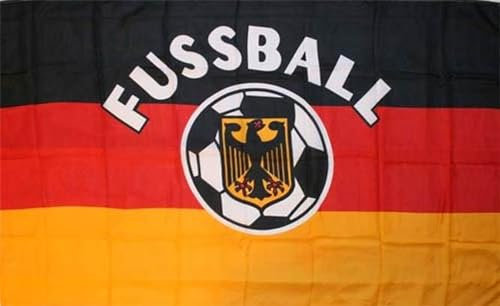 Fahne Flagge Fußball mit Adler Deutschland 90x150 cm Fanfahne EM/WM