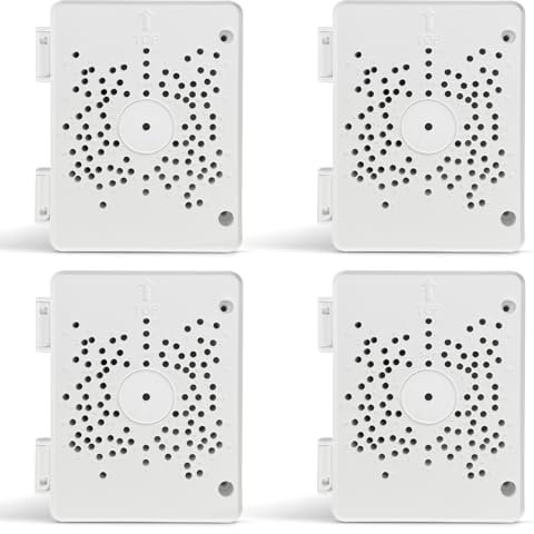 OOSSXX (ABS-Kunststoff) Quadratische Sicherheitskamera-Abzweigdose, Sicherheitskamera-Halterung, für den Außenbereich, wasserdichte Halterung, verstecktes Kabel-Abzweigdose für Überwachungskamera,
