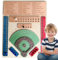Baseball Brettspiel - Baseball-Würfelspiel Holzbrettspiel Baseball Brettspiel Würfelspiel Holzbasebrettspiel Schreibtisch-Sport-Brettspiel