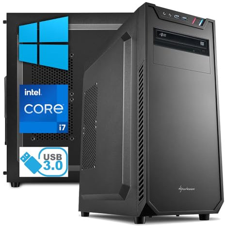 PC Computer i7 14700 20 Core 5,40 Ghz - Ram 64 GB DDR4 - SSD M.2 1 TB - HD 2 TB - Wi-Fi - Windows 10/11 Pro