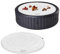 Housse de Protection pour Jacuzzi Ronde, 160cm Housse de Spa Gonflable, avec Poignée, Imperméable et Isolée, Couverture de Spa Gonflable avec Valve de Gonflage et de Dégonflage Rapide et Facile