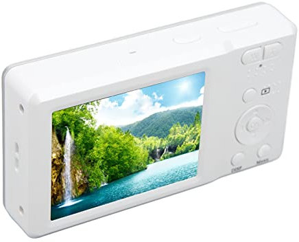 Fotocamera Digitale, Fotocamere Digitali con Zoom Digitale 20x Camara Digitale 4K da 2,7 Pollici per Viaggiare (SILVER)