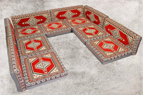 Generisch Orientalische Sitzkissen, Arabisches Sofa, Kelim, Osmanlisches Sitz, Orientalische Sitzsofa, Boden Sofa, Sark Kösesi, Sitzkissen