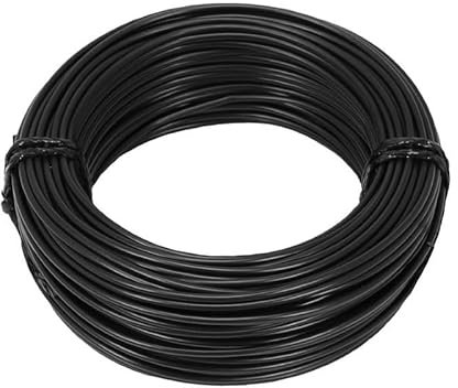 cyclingcolors cavo elettrico filo rame auto moto, 0,5mm² nero 5 metro