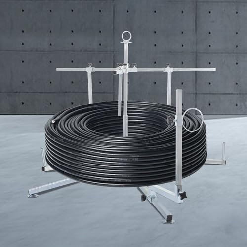 600 m, 200 kg, per riscaldamento a pavimento, tubo in ferro, tubo regolabile per riscaldamento a pavimento, sistema di avvolgimento per tubo PEX, PERT