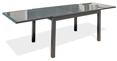 Paris Prix Table de Jardin Extensible Tolede 135-270cm Gris Anthracite