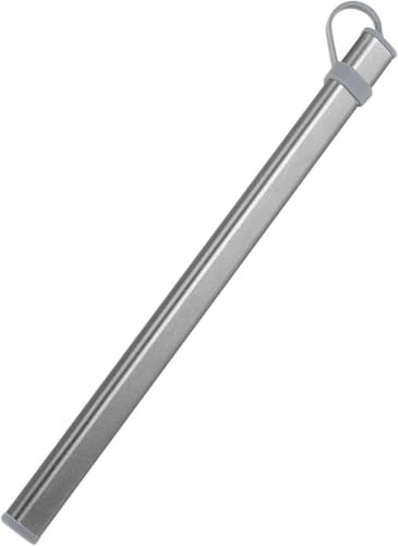 1Pc Silver Chopsticks Tubes Aluminum Box Case for Titanium Box Without Chopsticks Kitchen Utensils Gadgets (24.5*1.8cm)