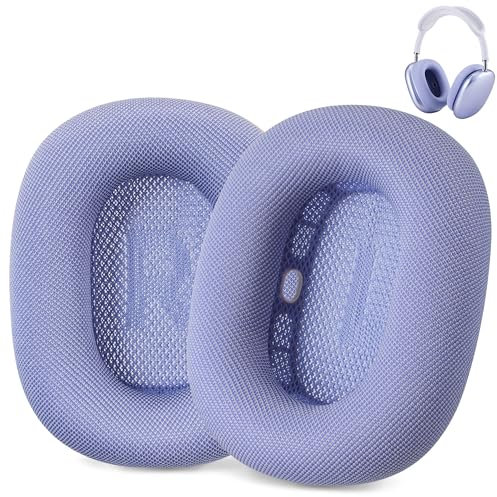 AHG Accessory House Global Upgraded Replacement airpods max ear Cushions pads compatible with Apple AirPods Max Headphones (Purple 2024). Silicone Lined Mesh/High-Density Foam/Strong Magnet