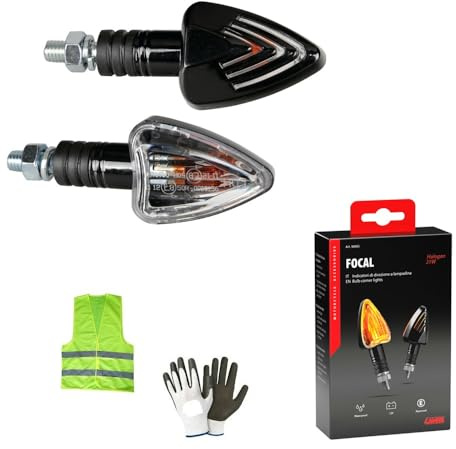 COMPATIBILE CON HONDA NX 650 DOMINATOR COPPIA DI FRECCE A LAMPADINA LENTE BIANCA LUCE ARANCIO FRECCIA 21W 12V INDICATORE DI DIREZIONE PER MOTO OMOLOGATE E