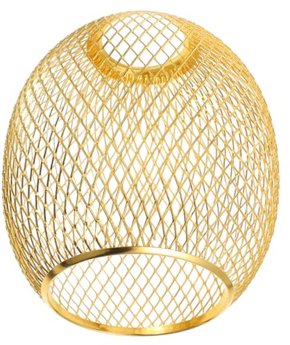 Unique Vintage Iron Wire Lampshade Hollow Out Decorative Light Shade for Modern Interiors Soft Ambient Lighting Artistic Design for Home Decor
