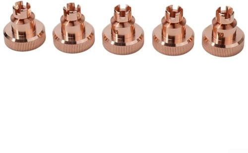 Komplettes Set mit 5 Plasmaschild-Bechern KP28452 passend für Tomahawk 1538 LC105 Taschenlampe