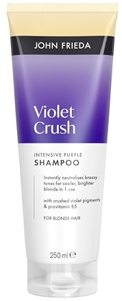 John Frieda Blonde+ Repair System Repair System Conditioner Step 3 | Stärkt und repariert Haarverbindungen | Geschädigtes blondes Haar durch Färbung und Hitze | vegane Formel | 250 ml