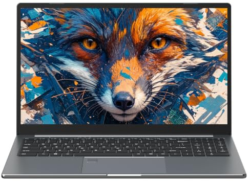 15.6'' i7-1185G7 High-Performance Laptop with Dedicated Graphics, 180° Opening, White Backlit Keyboard & Fingerprint Access, 32GB RAM, 512GB SSD, Grey Notebook for Work, Study and Creative Projects