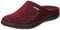 Rohde 6550 Bari Schuhe Damen Hausschuhe Pantoffeln Softfilz Weite G, Größe:36 EU, Farbe:Rot