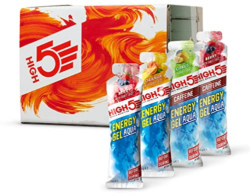 High5 Energy Gel Aqua, 15 x 66 g Beutel, Mixed