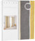 Fusion Whitworth Stripe Vorhänge mit Ösen, gestreift, 100% Baumwolle, 117 x 137 cm, 1 Paar Übergardinen, Ockerfarben