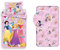 LesAccessoires Disney Prinzessinnen Bettwäsche, 3-teilig, Bettbezug + Kissenbezug + Spannbettlaken 100% Baumwolle